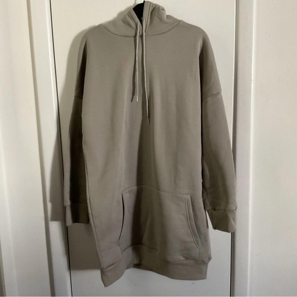 Shein Hoodie Dress S Gray